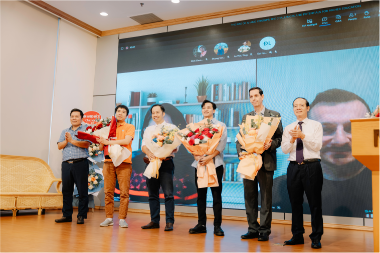 Thuyết trình về AI trong giáo dục tại Đại Học Kinh Tế Quốc Dân - NEU
